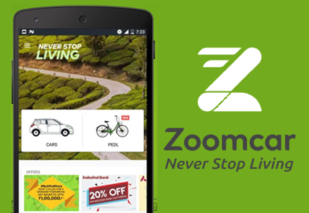 Zoomcar app