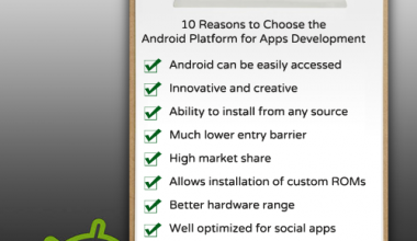 Ten Reasons to Choose the Android Platform for Apps Development