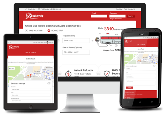 Bookmytrip app development