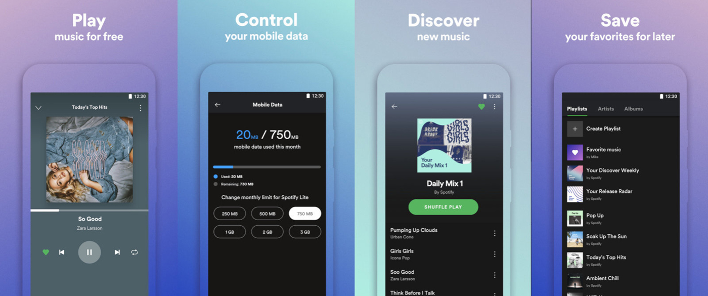 on-demand streaming mobile Apps like Spotify cost