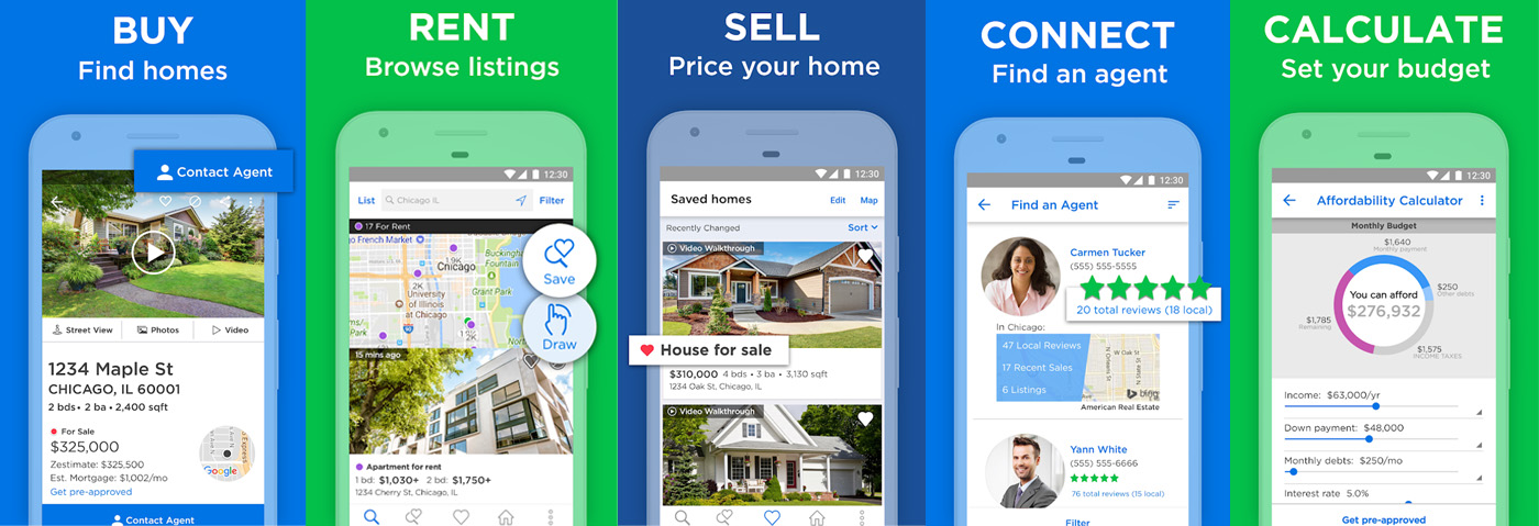 Cost to Build Real Estate App like Zillow