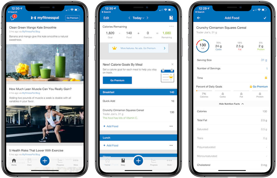 fitness pal premium cost fitness pal premium cost