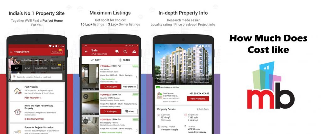 How Much Cost to Develop Real Estate App, Website like Magicbricks