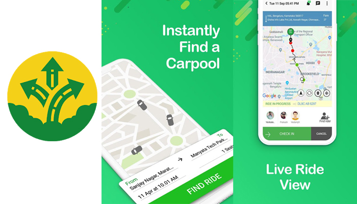 carpooling app development cost