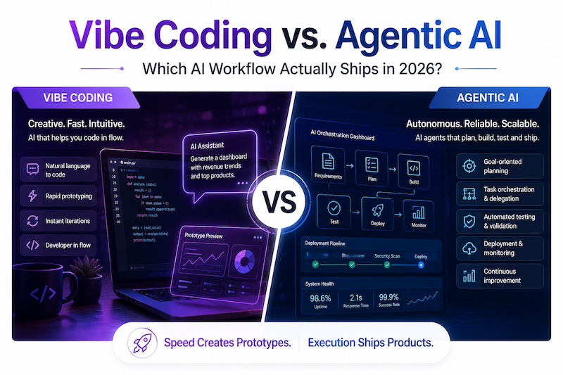 Can Vibe Coding or Agentic AI Actually Ship Faster Products
