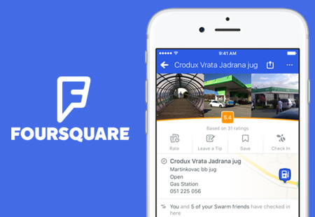 Foursquare app