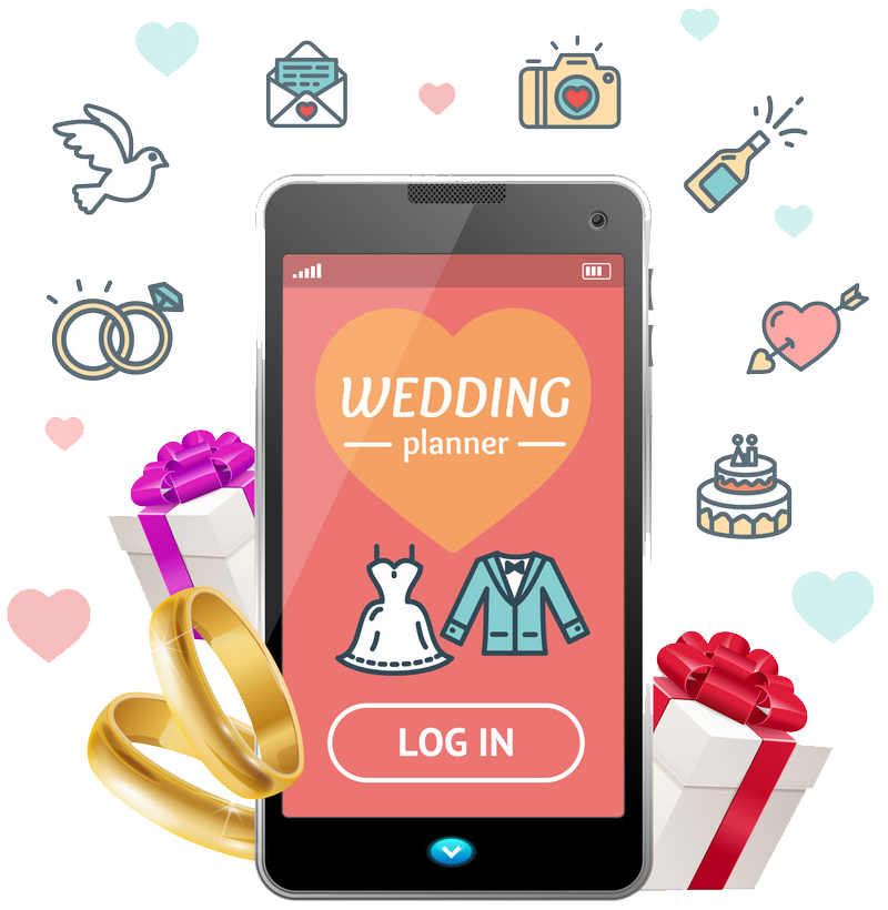 Wedding Planner app features